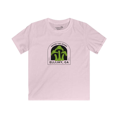 Kid’s T-Shirt, Savor the Spore by 515Gear.com | Ellijay, GA | Have good morels!