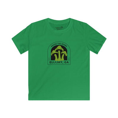 Kid’s T-Shirt, Savor the Spore by 515Gear.com | Ellijay, GA | Have good morels!