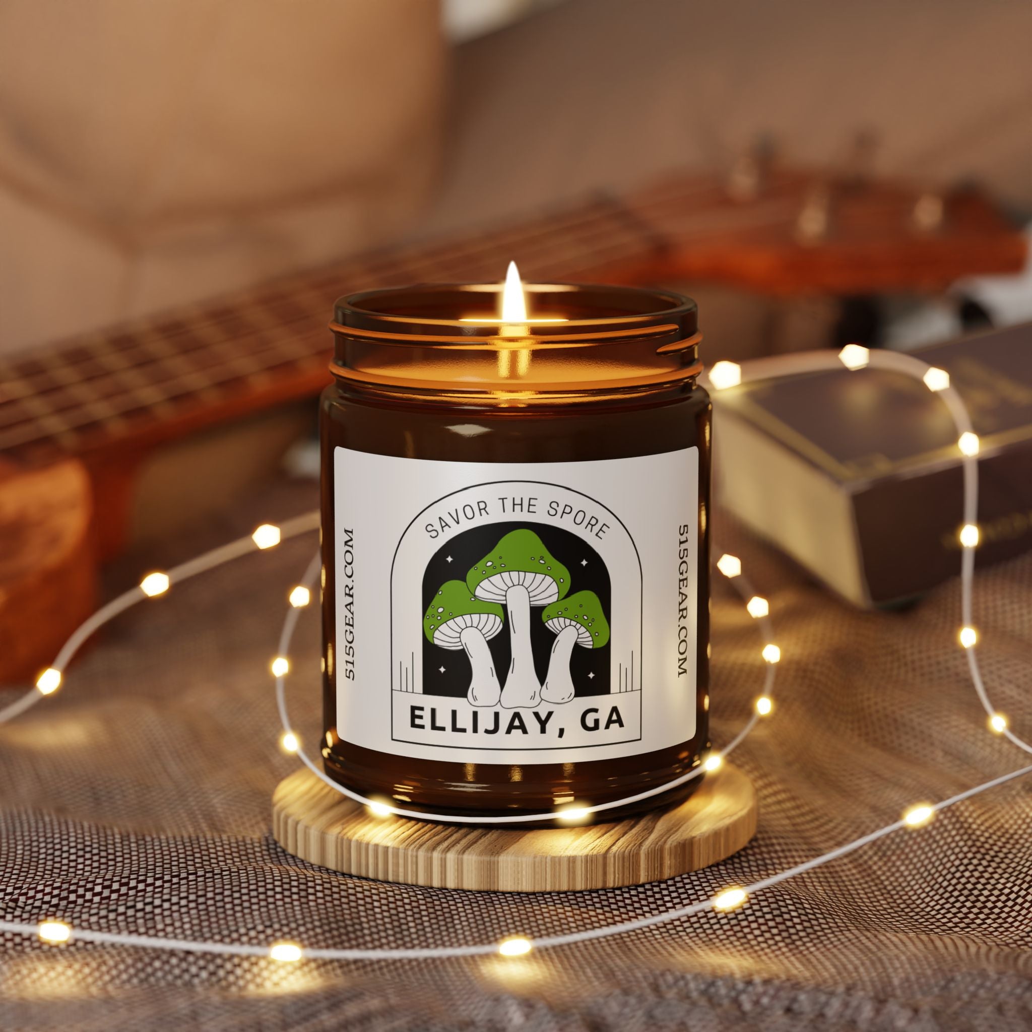 Ellijay Scented Soy Candle (9 oz Amber Jar)