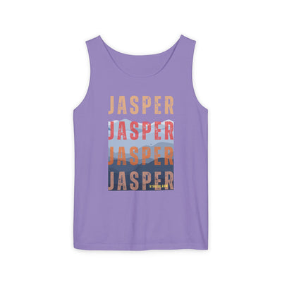 unisex tank-top, mountains graphic, by 515 Gear | Jasper, GA | cotton tank perfect for casual hikes and workouts