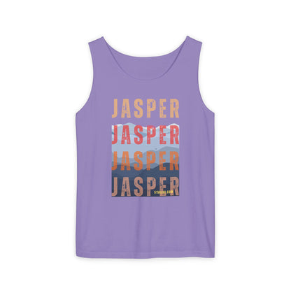 unisex tank-top, mountains graphic, by 515 Gear | Jasper, GA | cotton tank perfect for casual hikes and workouts