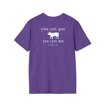unisex adult t-shirt, satirical reference for “Orwellian” lovers | 515Gear.com | anyone love Animal Farm?