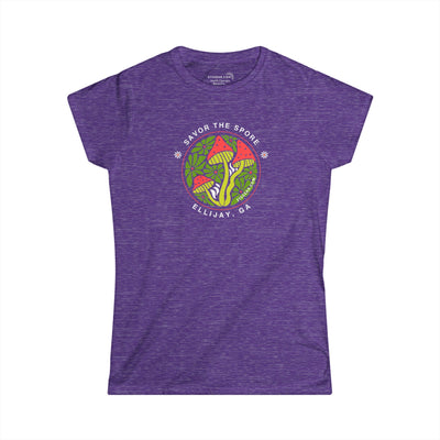 Women’s Softstyle "Savor the Spore" Ellijay Mushroom Tee