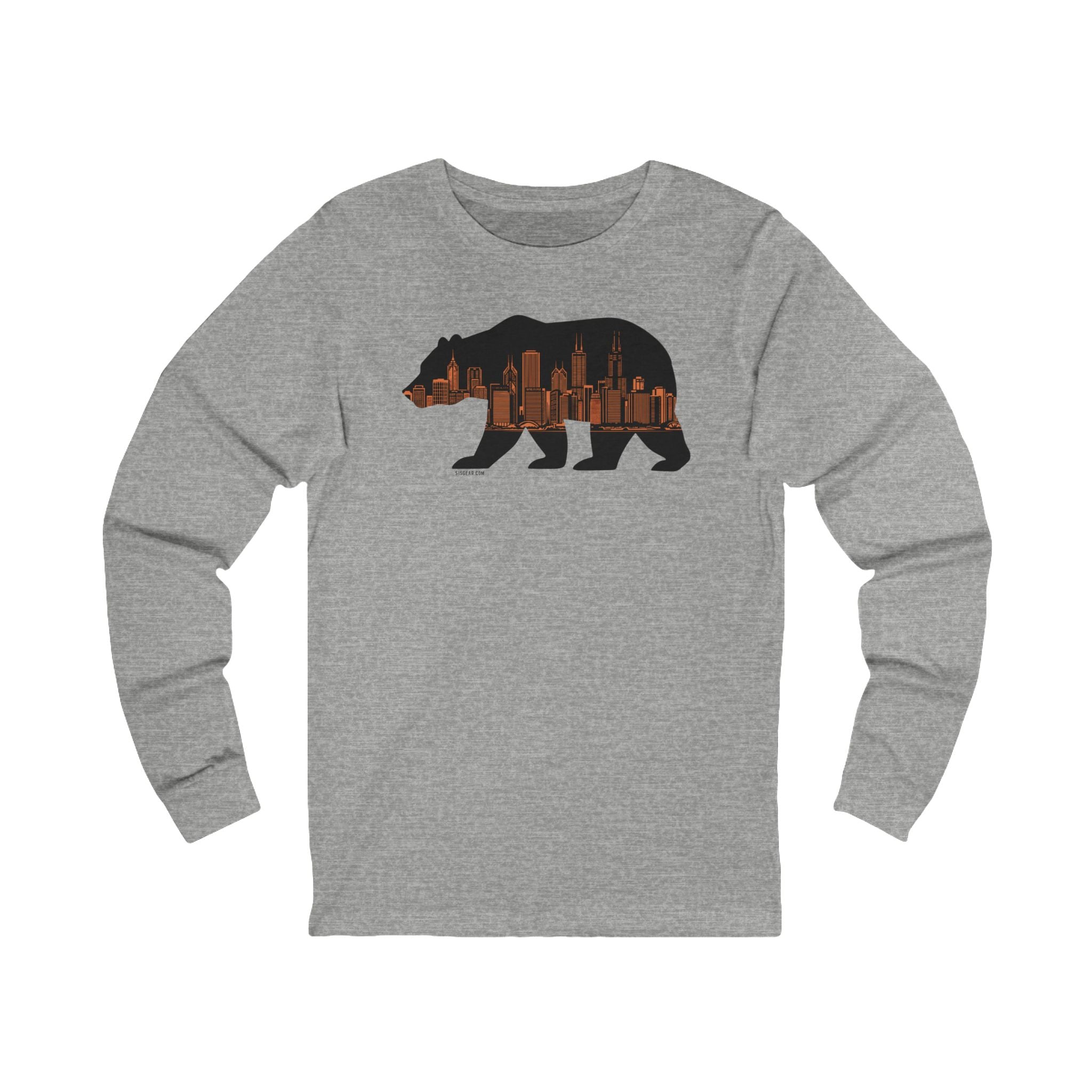 “Bear Down, Chi-Town” Skyline Long Sleeve Tee