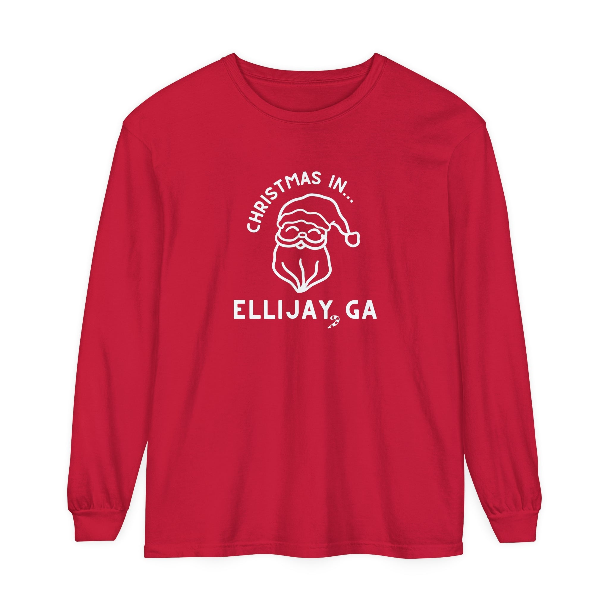 Christmas in Ellijay - Long Sleeve T-Shirt