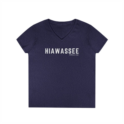 Women’s V-Neck T-shirt, by 515Gear.com | Hiawassee, GA | Classic cotton, semi-fitted t-shirt 