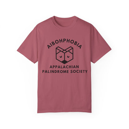 Word Fun: Palindrome - aibohphobia - Garment-Dyed T-shirt