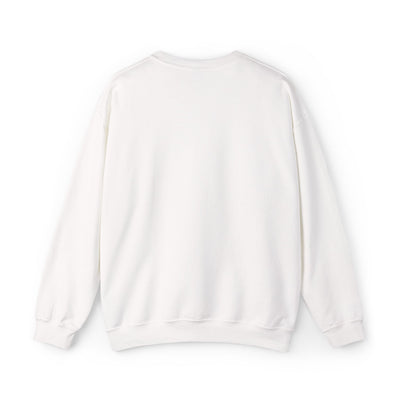 White sweatshirt on a light gray background