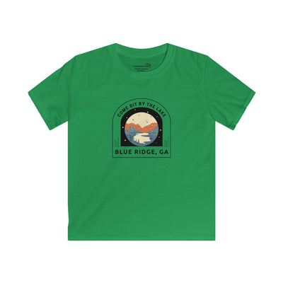 Kid’s T-Shirt, Come sit by the lake Design by 515Gear.com | Blue Ridge, GA | Boating, Fishing and Swimming!