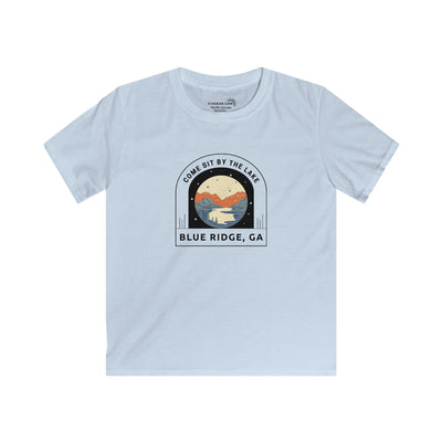 Kid’s T-Shirt, Come sit by the lake Design by 515Gear.com | Blue Ridge, GA | Boating, Fishing and Swimming!
