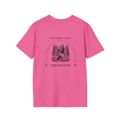 Adult T-shirt, Forest & Bigfoot graphic by 515Gear.com | Blue Ridge, GA | 30513