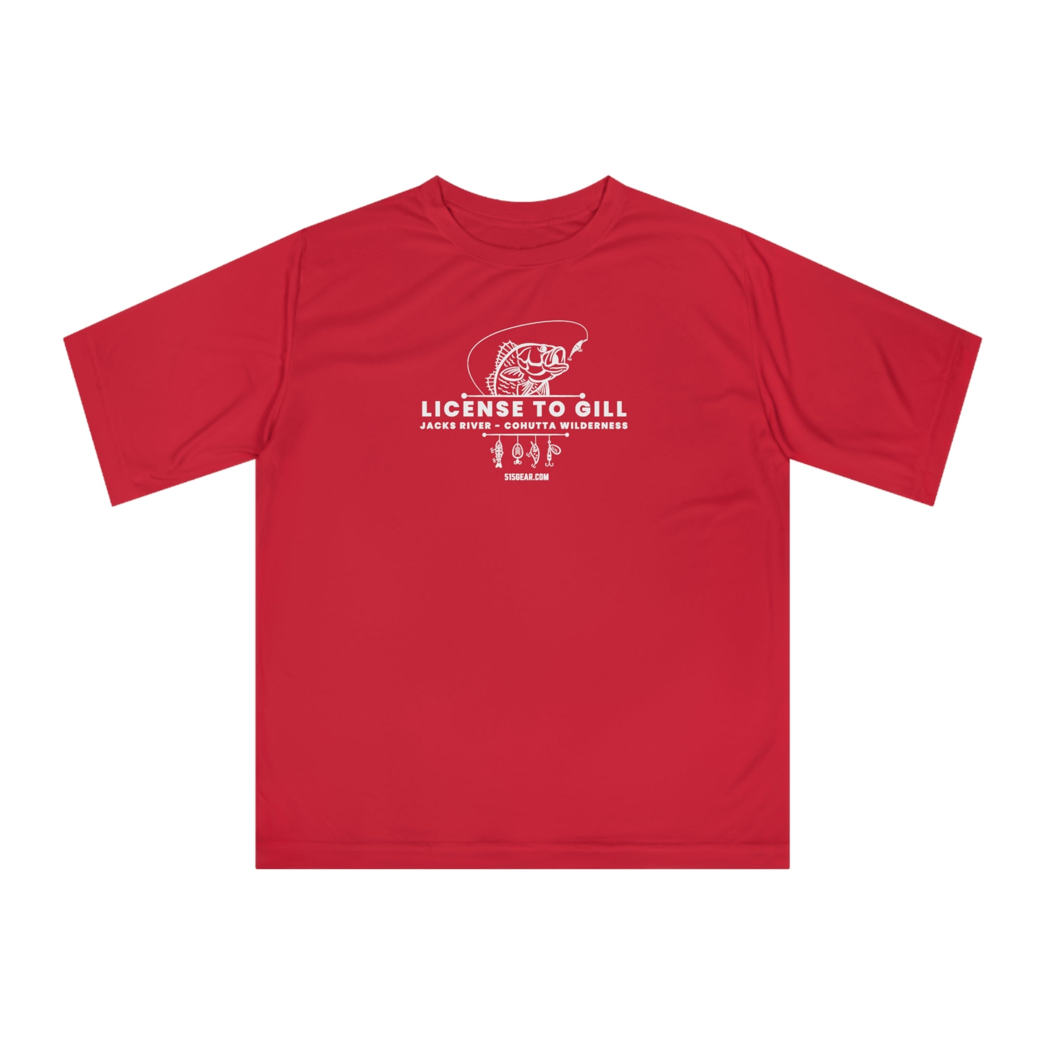 Licensed to Gill: Jacks River Cohutta Wilderness - Unisex, Performance Moisture Wicking T-shirt