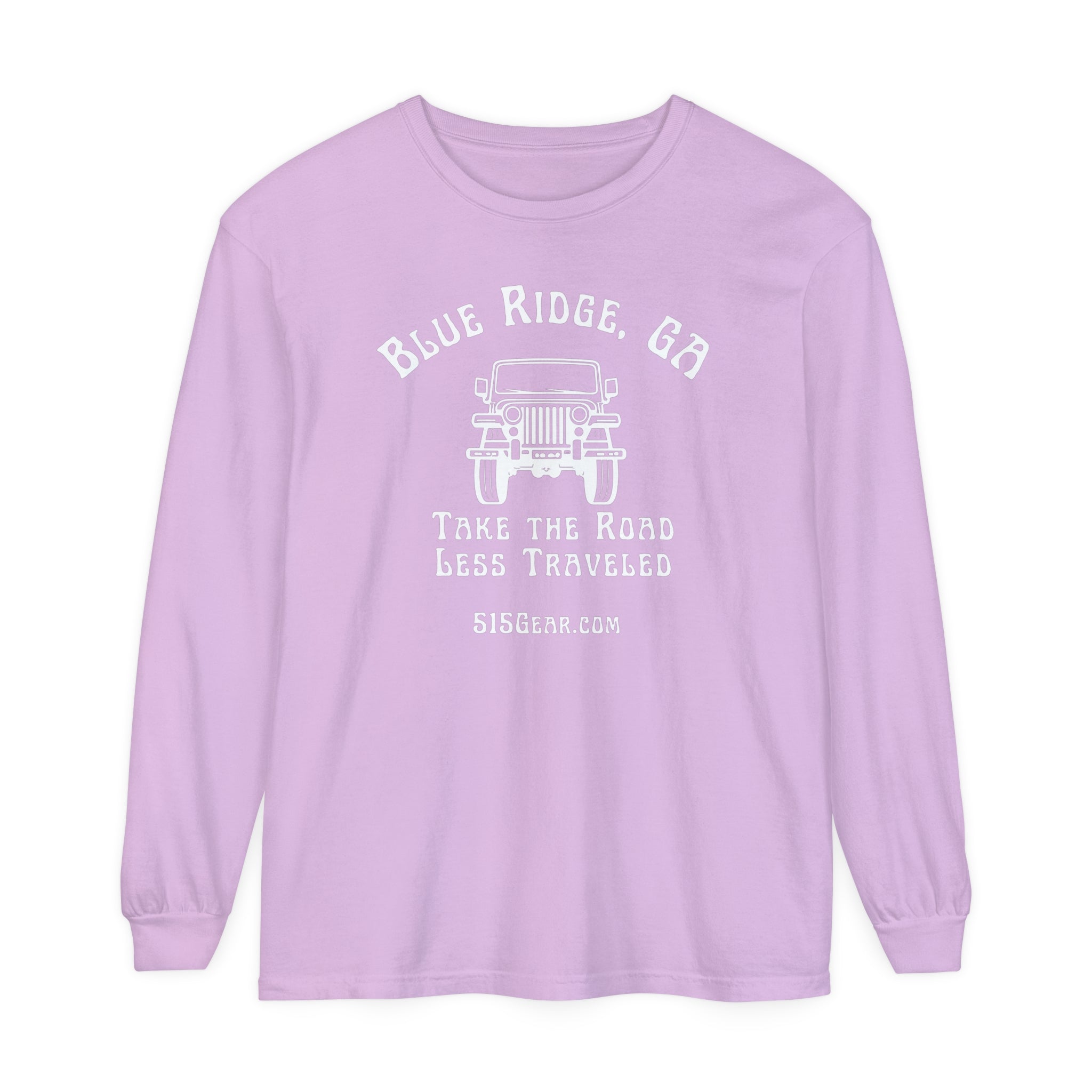 Blue Ridge, Jeep the Road Less Traveled - Long Sleeve T-Shirt