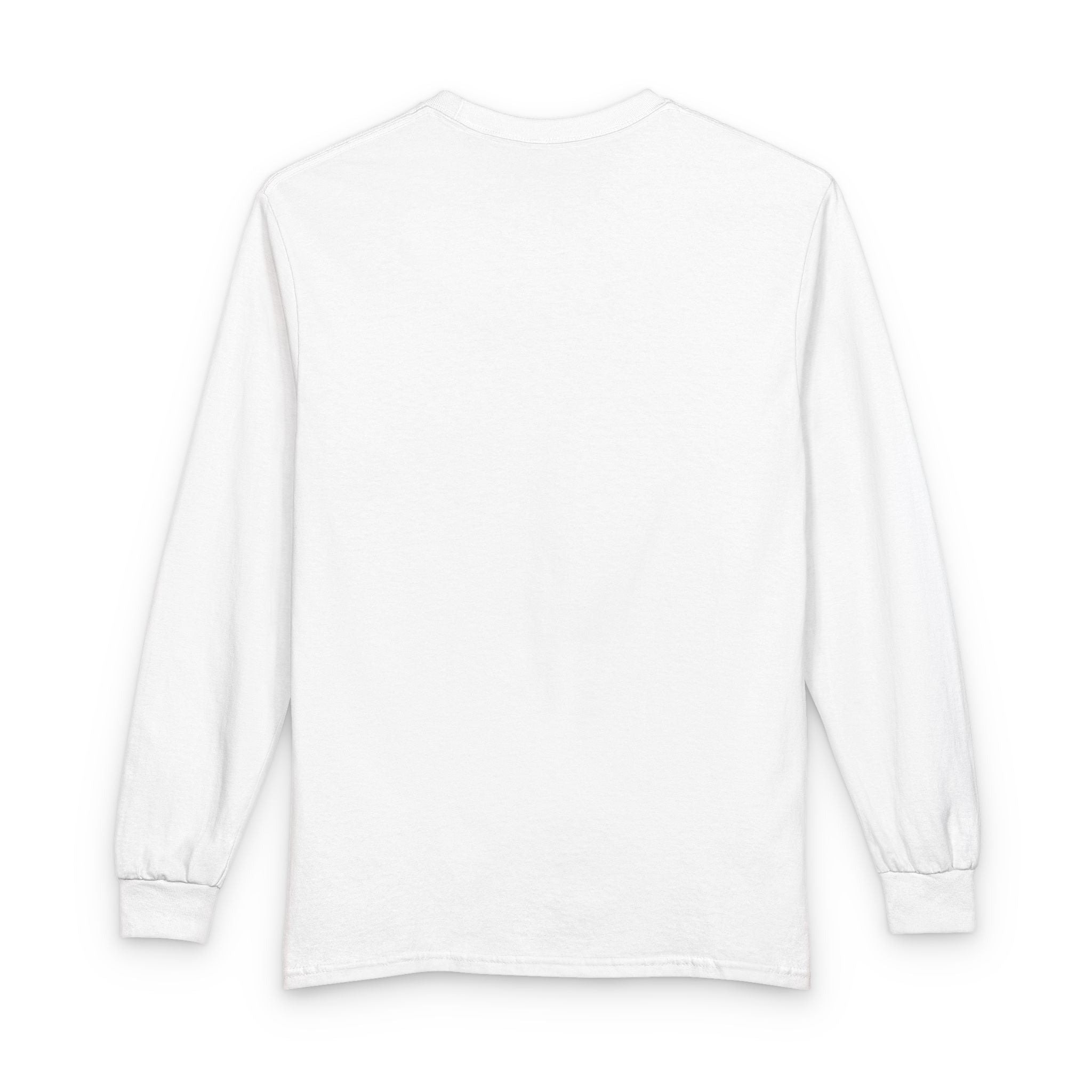 White long-sleeve shirt on a white background