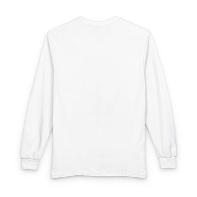 White long-sleeve shirt on a white background