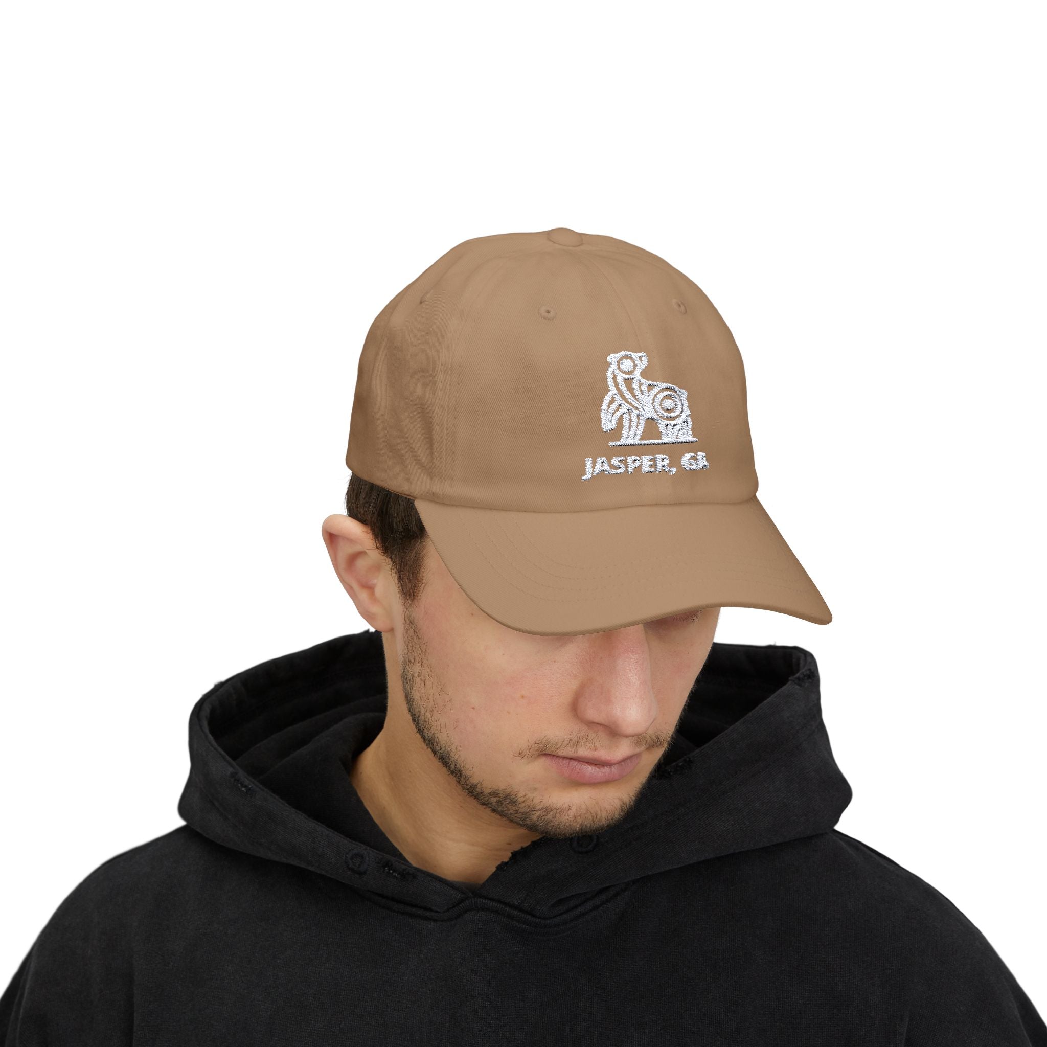 Jasper, Bear Cap - White Embroidery