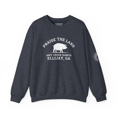 Sweatshirt, Praise the Lard Design, by 515Gear.com | Ellijay, GA | Amy Creek 