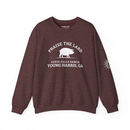 Sweatshirt, Praise the Lard Design, by 515Gear.com | Young Harris, GA | Cupid Falls