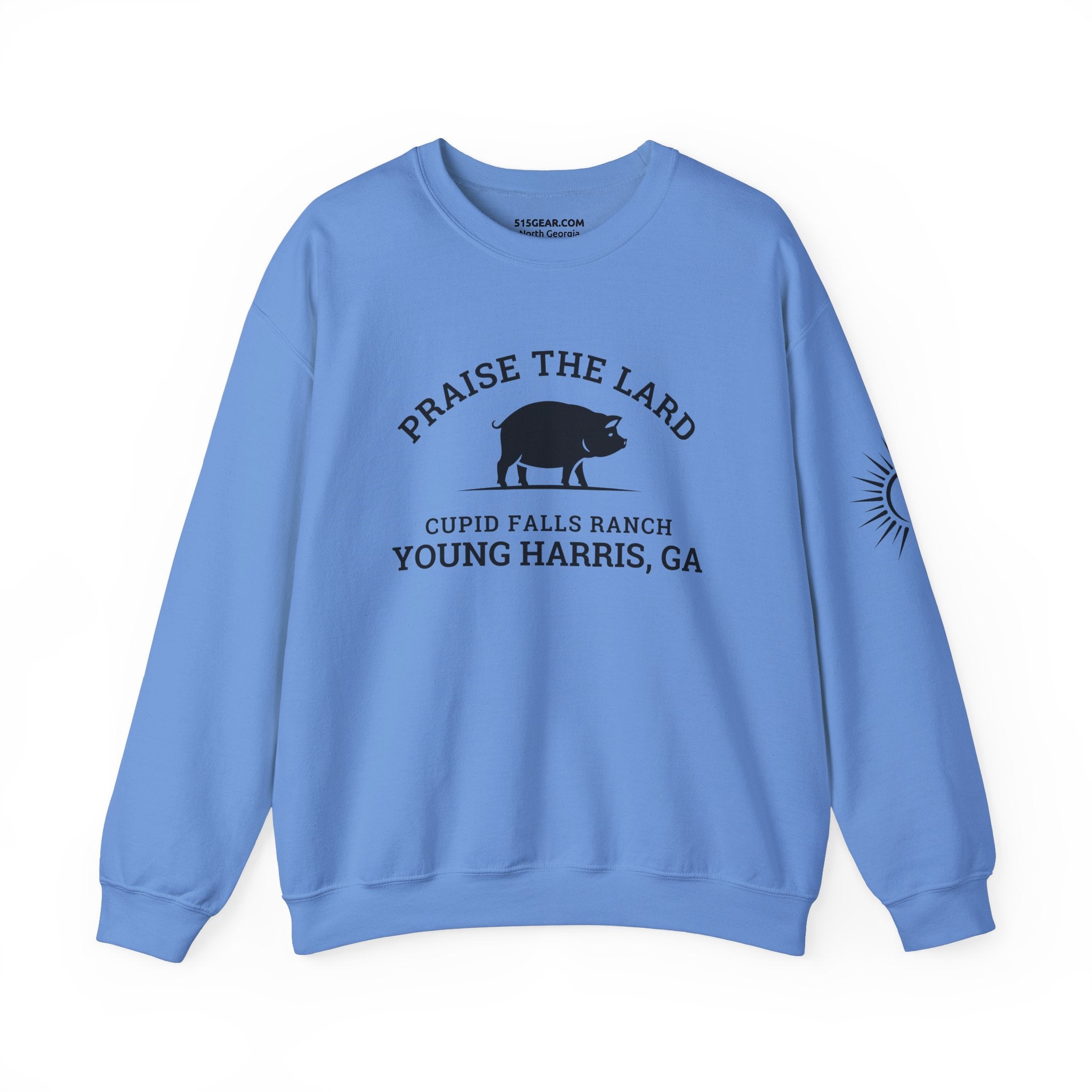 Sweatshirt, Praise the Lard Design, 515Gear.com | Young Harris, GA | Cupid Falls Ranch