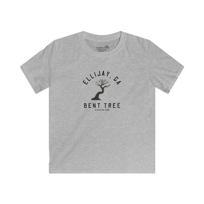 Kid’s T-Shirt, Bent Tree design by515Gear.com | Hiawassee, GA | Don't leave the trail!