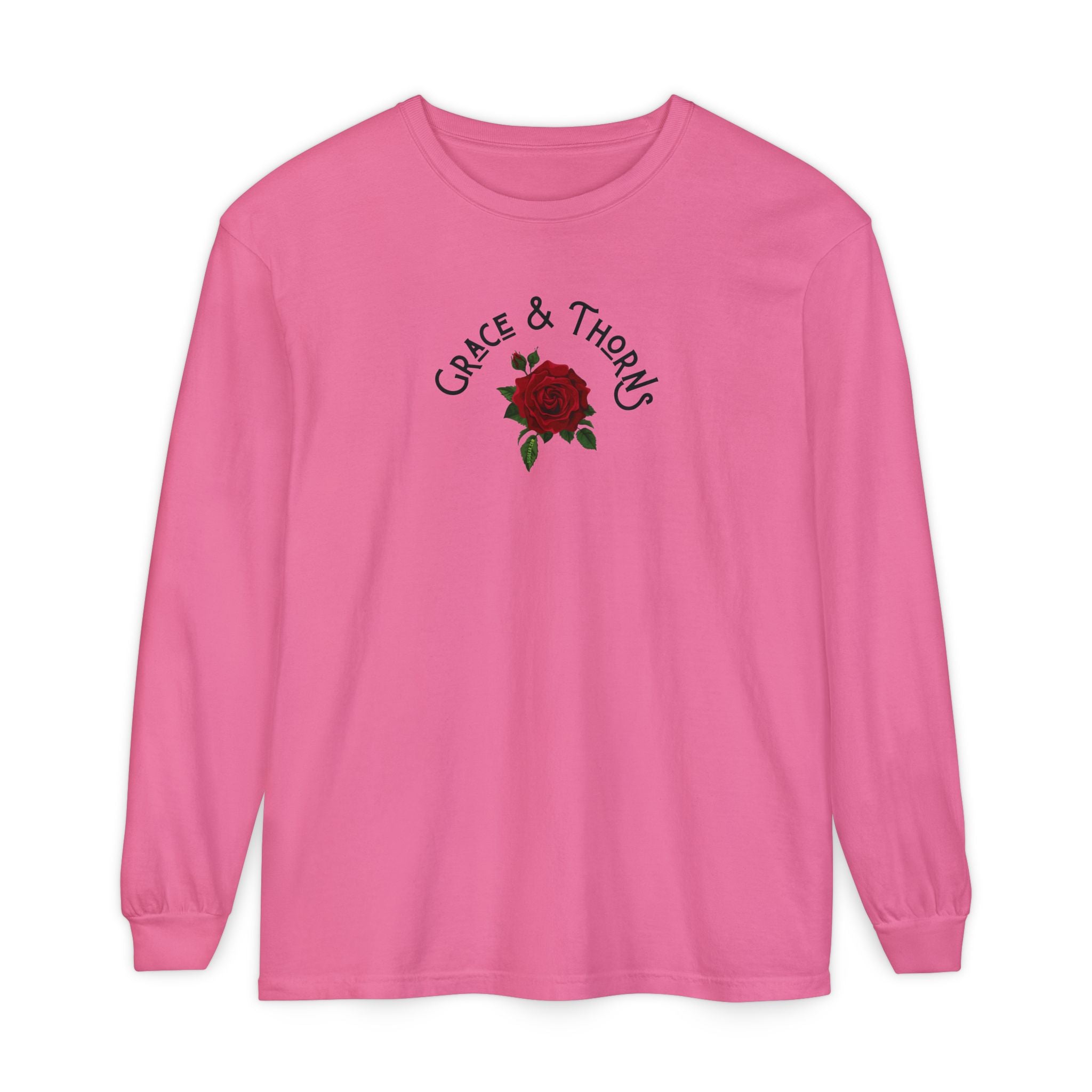The Grace & Thorns Long Sleeve Comfort Colors Long Sleeve T-Shirt
