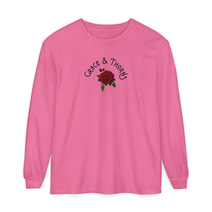 The Grace & Thorns Long Sleeve Comfort Colors Long Sleeve T-Shirt