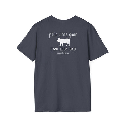 unisex adult t-shirt, satirical reference for “Orwellian” lovers | 515Gear.com | anyone love Animal Farm?