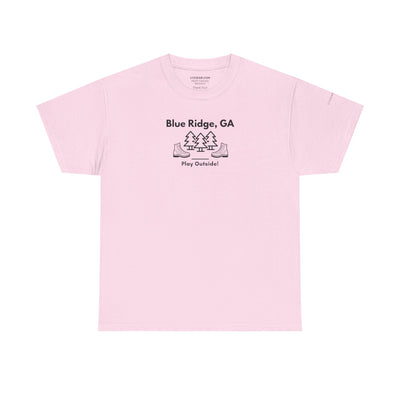 Unisex Adult T-shirt, Play Outside, by 515Gear.com | Blue Ridge, GA | Hiking themed t-shirt