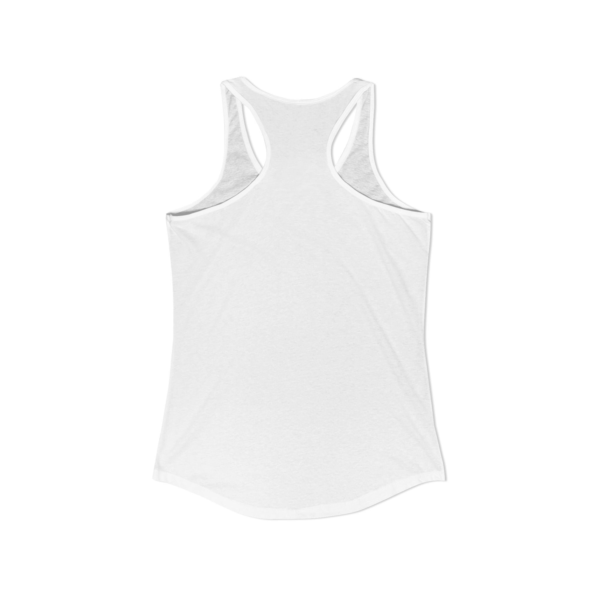 White tank top on a white background
