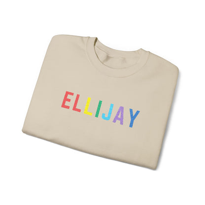 Color Me Ellijay Unisex Embroidered Sweatshirt