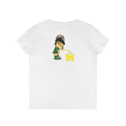 EASy Does It - No Neutral Zone Always Spartan V-Neck Tee