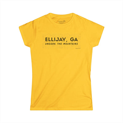 Women’s t-shirt by 515Gear.com | Ellijay, GA | Uncork with vineyard lifestyle graphic perfect for girls’ weekends
