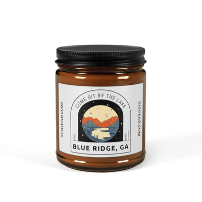 Soy Candle, 9 ounces, Come Sit by the Lake design by 515Gear.com | Blue Ridge, GA | aromatherapy for you!