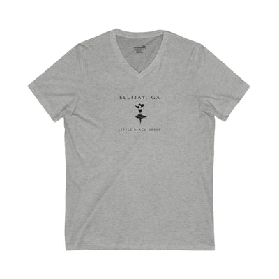 Women’s V-Neck T-shirt, by 515Gear.com | Ellijay, GA | Little Black Dress!
