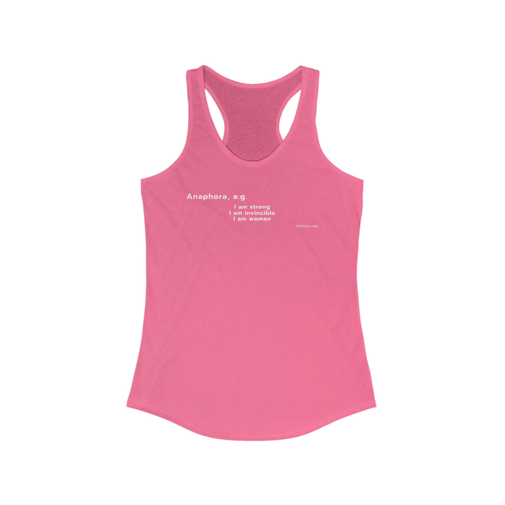 Word Play - Anaphora "I am" Women's Tank