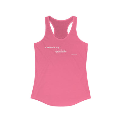 Women’s tank-top, “I am Woman” | 515 Gear | cotton tank perfect for hikes, casual wear or workouts
