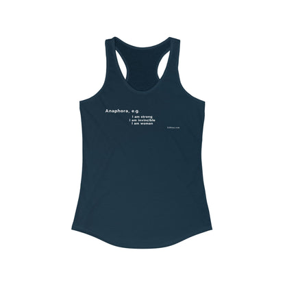 Word Play - Anaphora "I am" Women's Tank