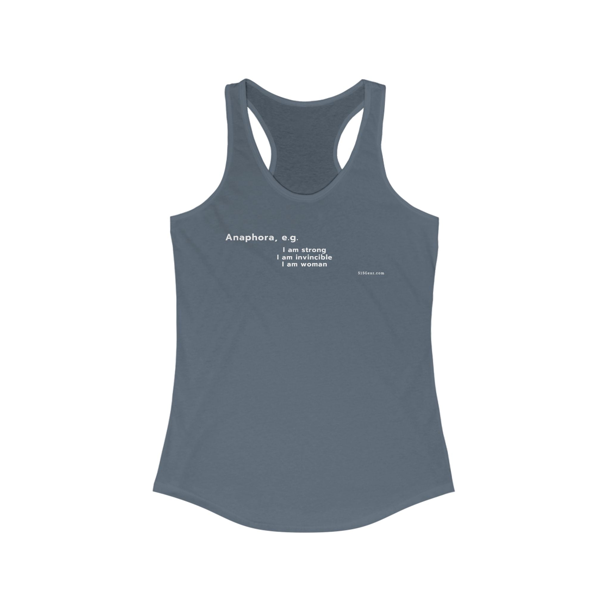 Word Play - Anaphora "I am" Women's Tank