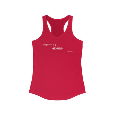 Women’s tank-top, “I am Woman” | 515 Gear | cotton tank perfect for hikes, casual wear or workouts