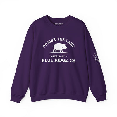 Sweatshirt, Praise the Lard Design, by 515Gear.com | Blue Ridge, GA | Aska Forest Farm