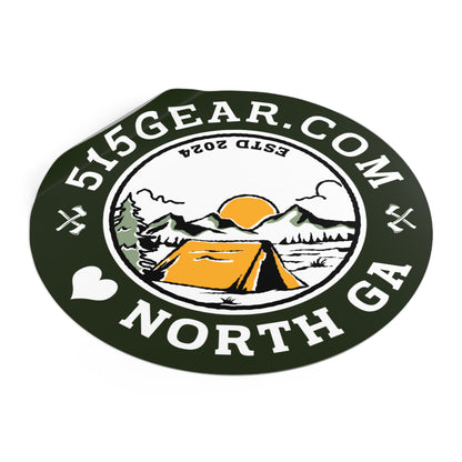 515Gear Camping Sticker, official logo | by 515Gear.com | Love North Georgia!