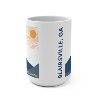 Mug, Mountain Sunrise Graphic by 515Gear.com | Blairsville, GA | Just a ray of Sunshine!