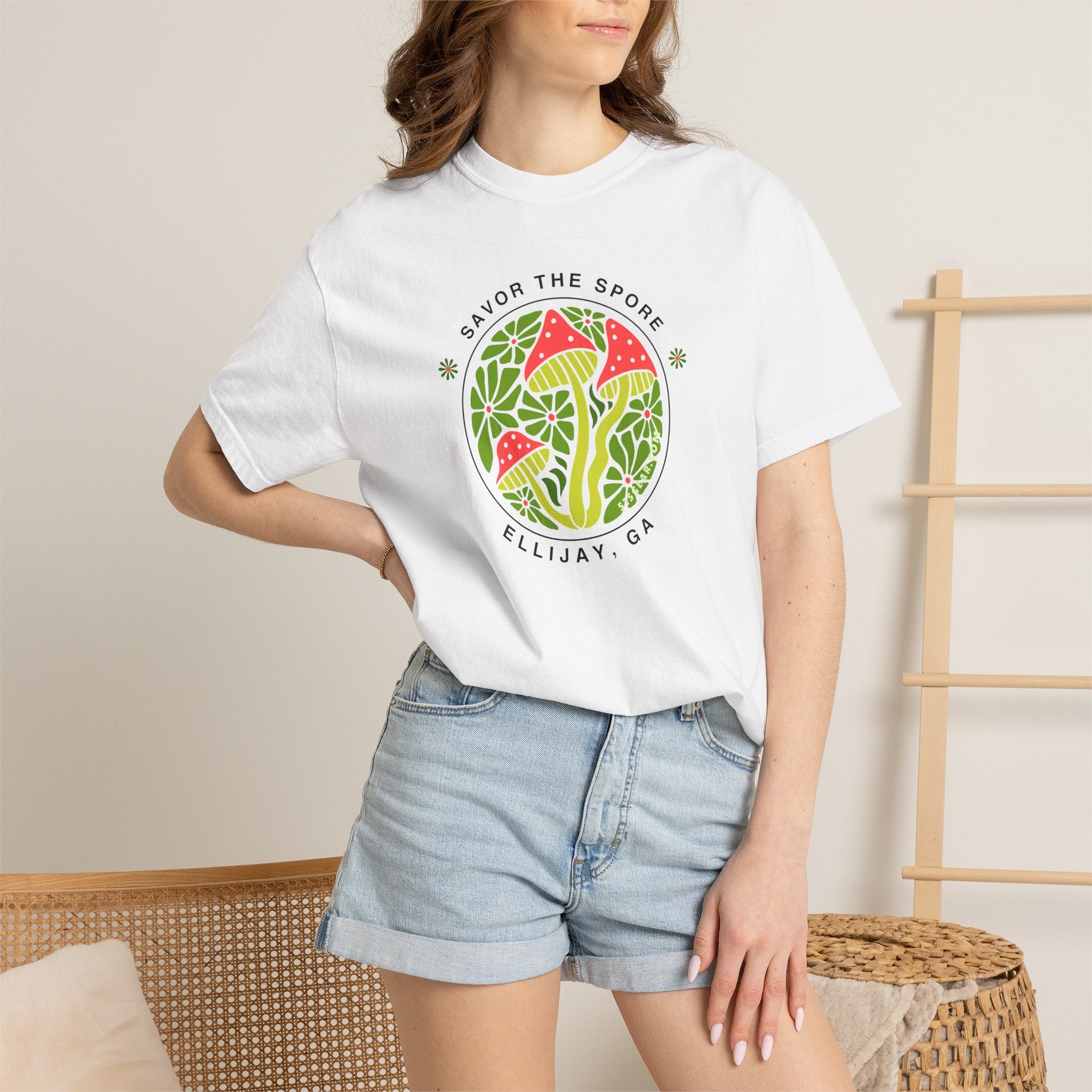 Ellijay Savor the Spore - Comfort Colors Unisex Garment-Dyed T-shirt