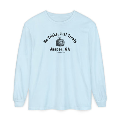 "No Tricks, Just Treats" Jasper, GA Halloween Long Sleeve T-Shirt