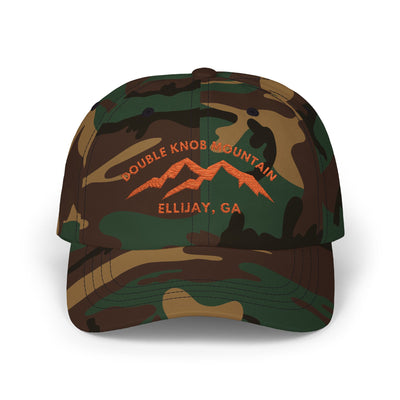 Camo Baseball cap, Double Knob Mountain design by 515Gear.com | Ellijay, GA | Love North Georgia!