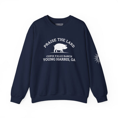 Sweatshirt, Praise the Lard Design, by 515Gear.com | Young Harris, GA | Cupid Falls
