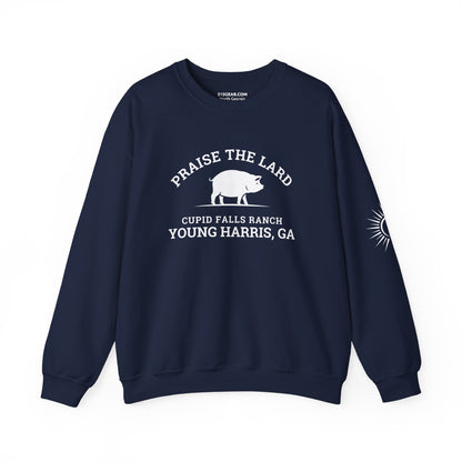 Sweatshirt, Praise the Lard Design, by 515Gear.com | Young Harris, GA | Cupid Falls