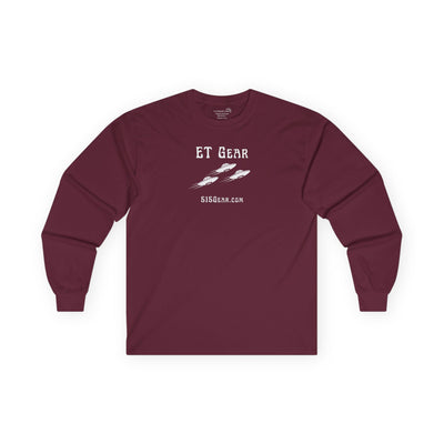 Unisex Adult Long-Sleeve T-shirt, Flying Saucer design | by 515Gear.com | Call Mulder and Scully!