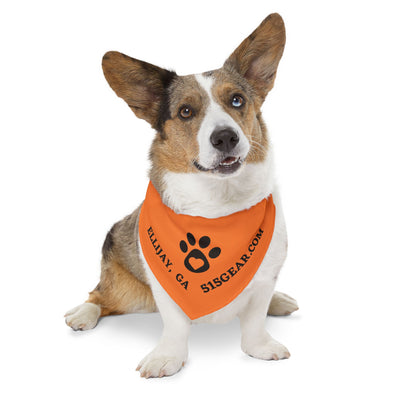 Dog Bandana, by 515 Gear.com | Ellijay, GA |  Orange Bling for your favorite pup!