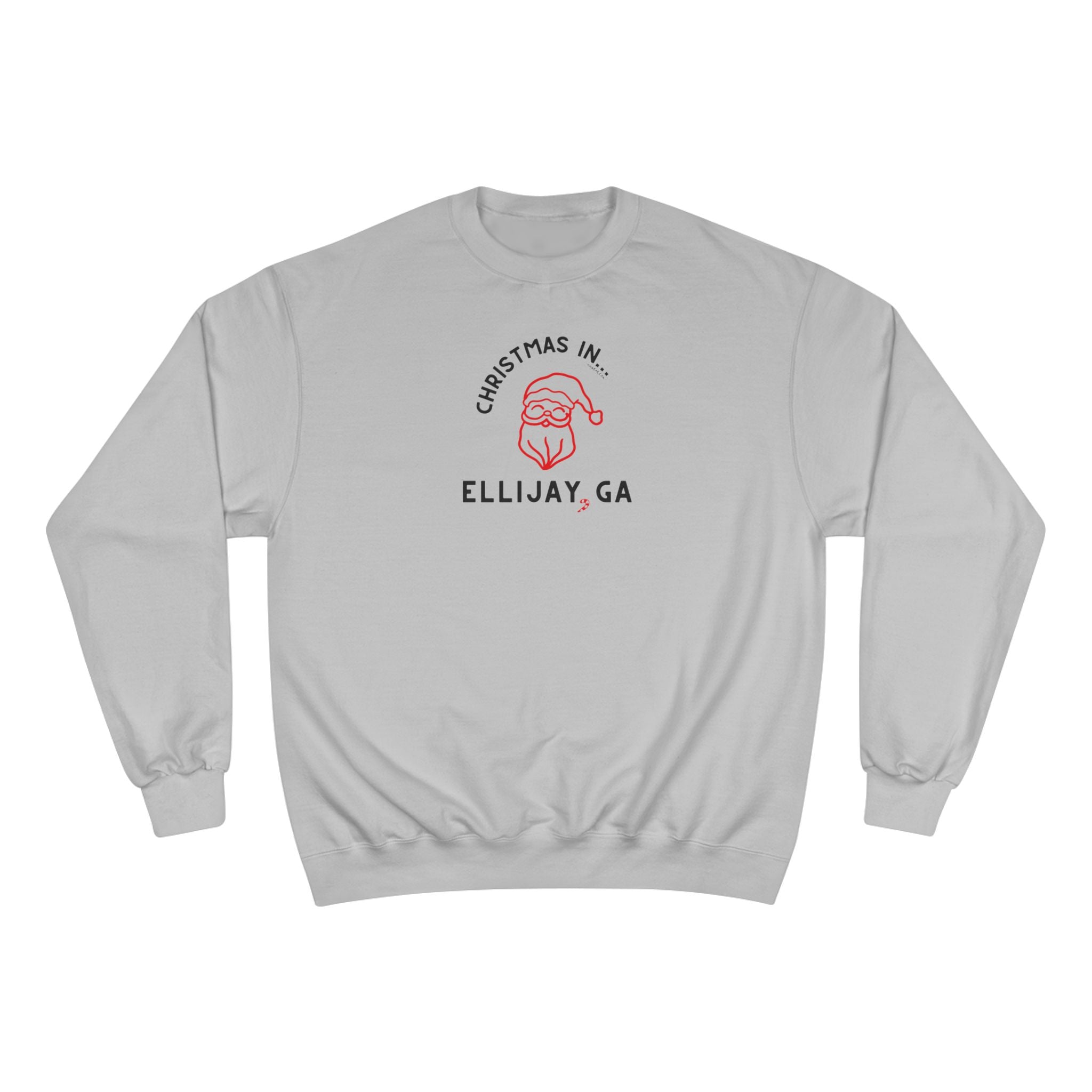 Gray Christmas in Ellijay, GA - Champion Sweatshirt 